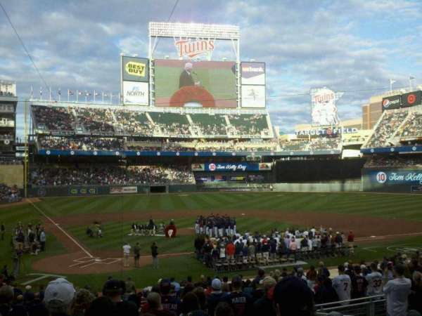 Target Field, section: 111, row: 11, seat: 7