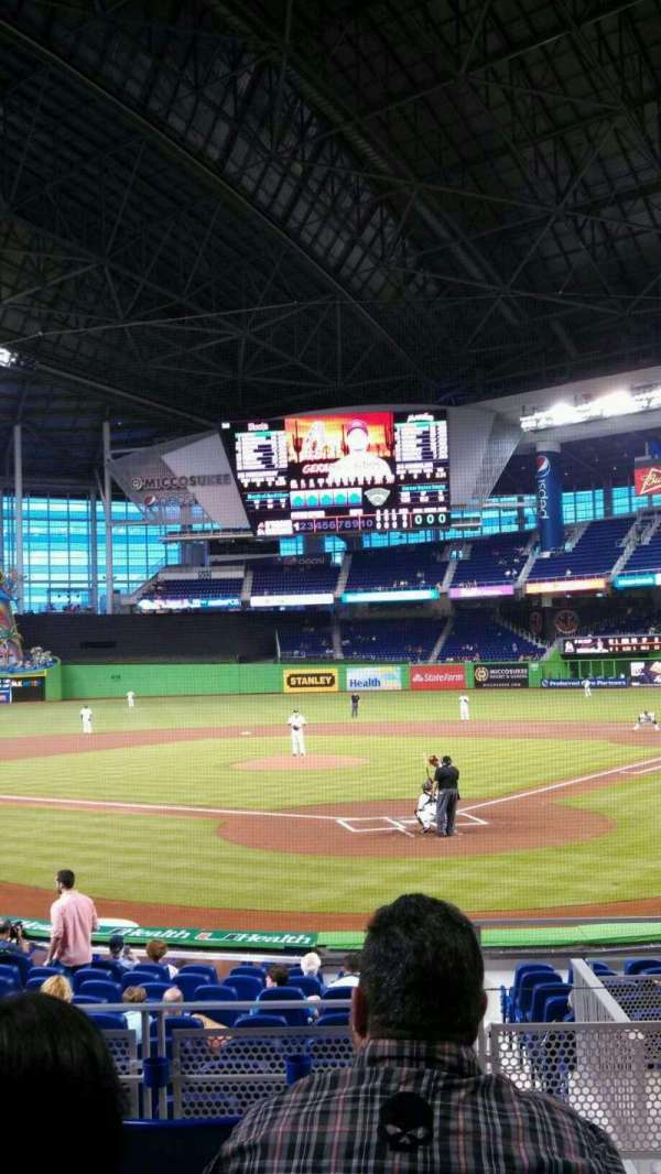 LoanDepot Park, section: 16, row: E, seat: 1