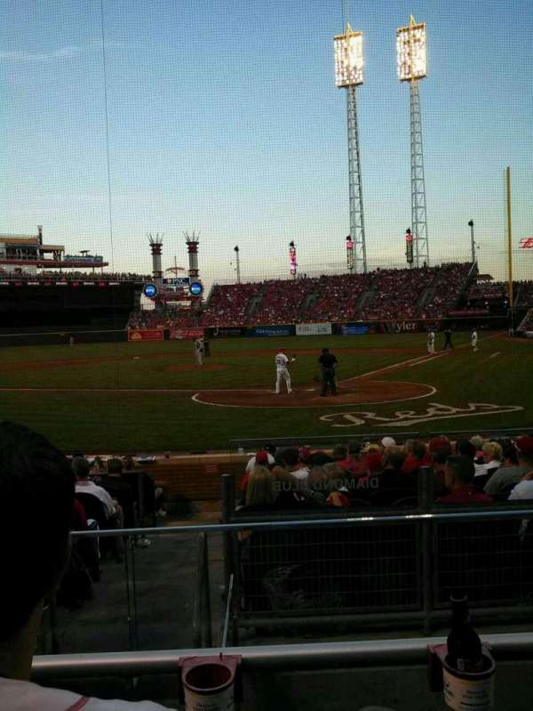 Great American Ball Park, section: 121, row: N, seat: 5