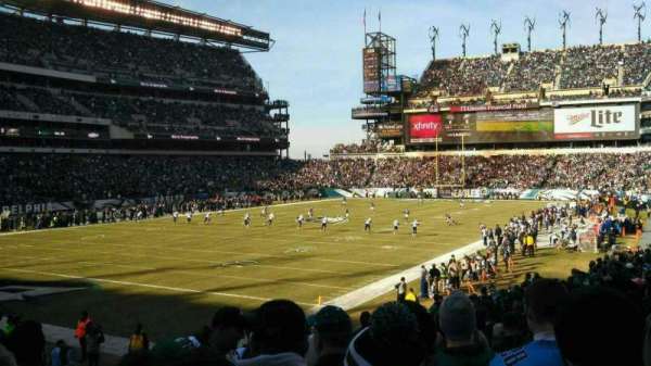 Lincoln Financial Field, section: 115, row: 21, seat: 17