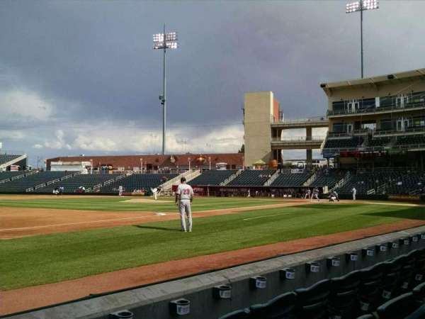 Isotopes Park, section: 115, row: C, seat: 24
