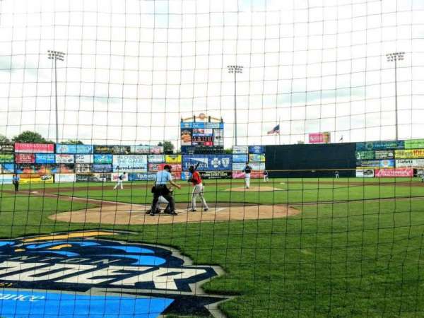 Trenton Thunder Ballpark, section: 110, row: BB, seat: 1