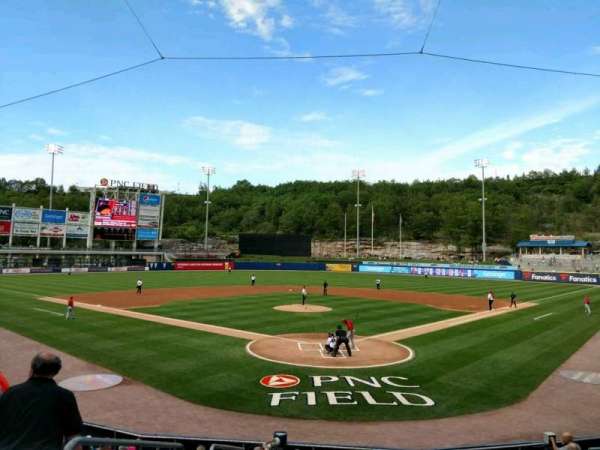 PNC Field, Scranton, section: 21, row: 12, seat: 15