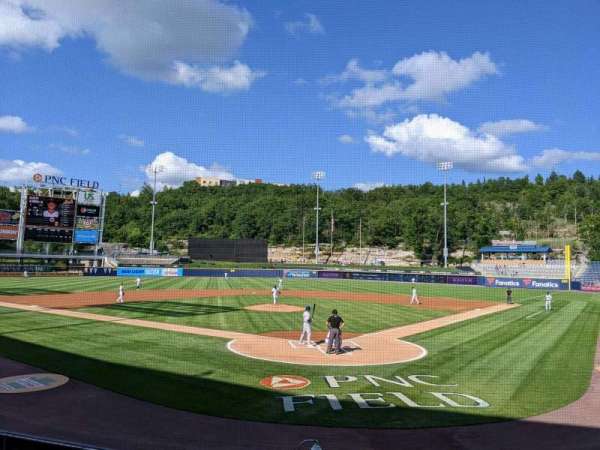 PNC Field, Scranton, section: 22, row: 8, seat: 1