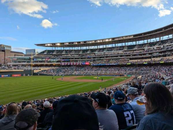 Target Field, section: 126, row: 20, seat: 18