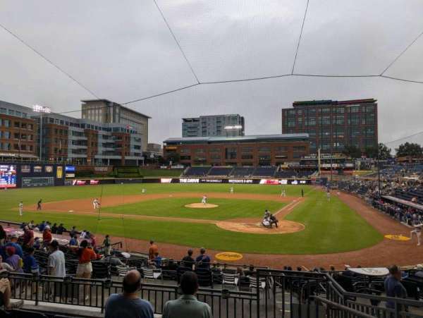 Durham Bulls Athletic Park, section: 203, row: P, seat: 3