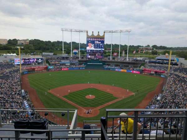 Kauffman Stadium, section: 420, row: T, seat: 13