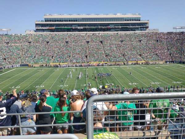 Notre Dame Stadium, section: 129, row: 5, seat: 1