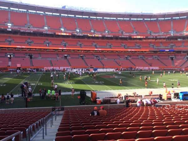 Huntington Bank Field, section: 107, row: 22, seat: 1