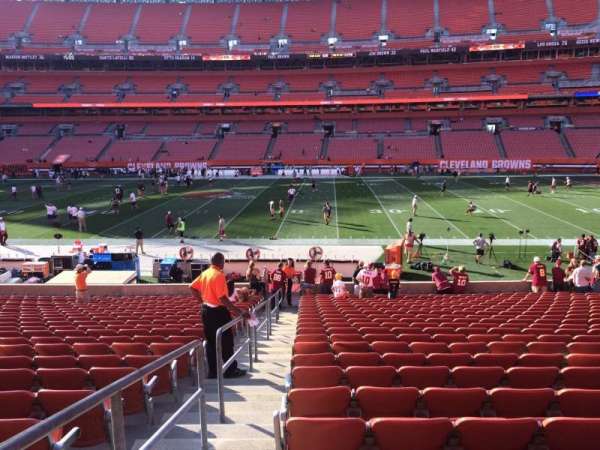 Huntington Bank Field, section: 110, row: 23, seat: 1