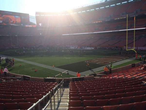 Huntington Bank Field, section: 117, row: 18, seat: 1