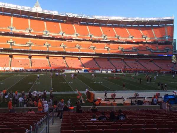 Huntington Bank Field, section: 132, row: 18, seat: 1