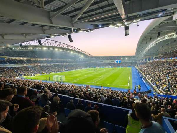 American Express Stadium, section: S1B, row: AA, seat: 30