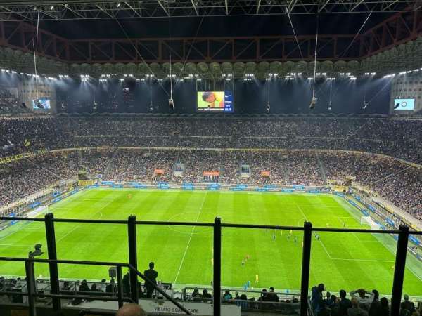 San Siro, section: 327, row: 4, seat: 34