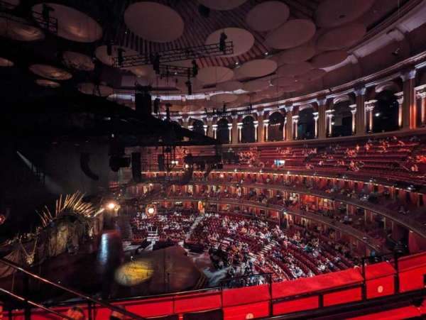 Royal Albert Hall, section: Rausing Circle R, row: 4, seat: 62