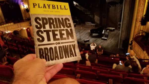 Walter Kerr Theatre, section: Mezzanine R, row: F, seat: 18