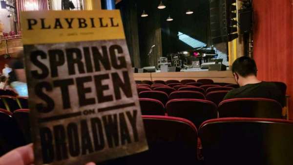 St. James Theatre, section: Orchestra R, row: H, seat: 26