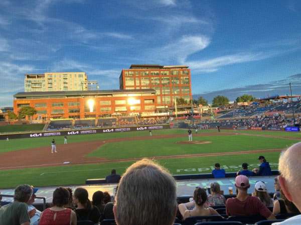 Durham Bulls Athletic Park, section: 109, row: K, seat: 10