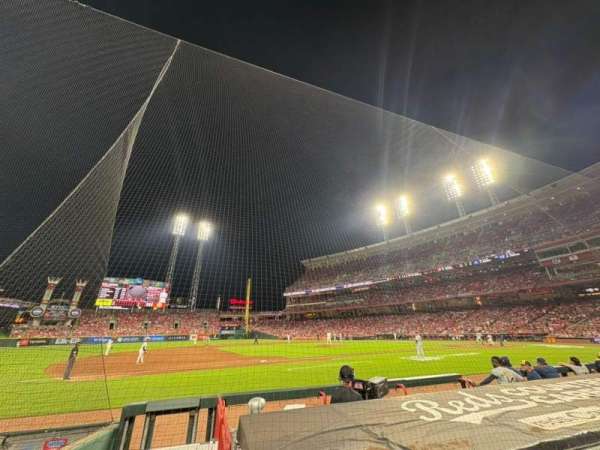 Great American Ball Park, section: 115, row: G, seat: 13
