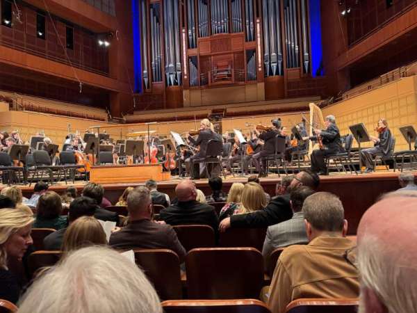 Meyerson Symphony Center, section: Orchestra C, row: E, seat: 14