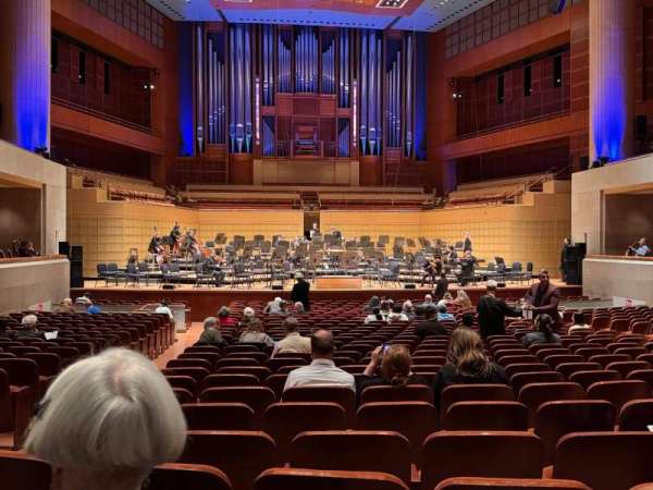 Meyerson Symphony Center, section: Orchestra Terrace Center, row: A, seat: 6