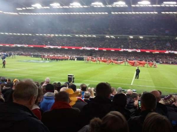 Principality Stadium, section: L28, row: 15, seat: 14