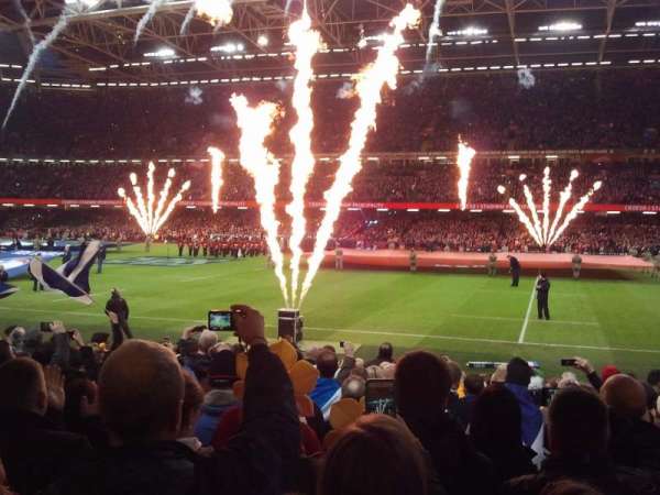 Principality Stadium, section: L28, row: 15, seat: 14