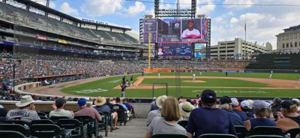 Comerica Park, section: 124, row: 15, seat: 1