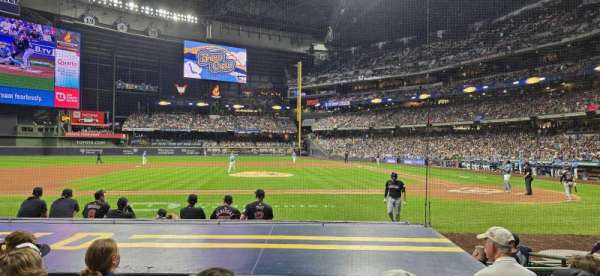 American Family Field, section: 121, row: 8, seat: 14
