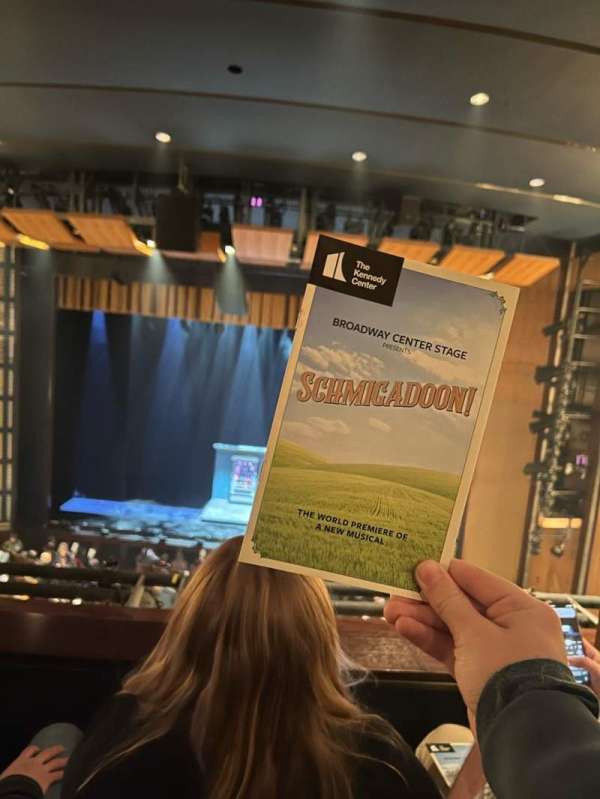 The Kennedy Center Eisenhower Theater, section: Balcony C, row: B, seat: 101