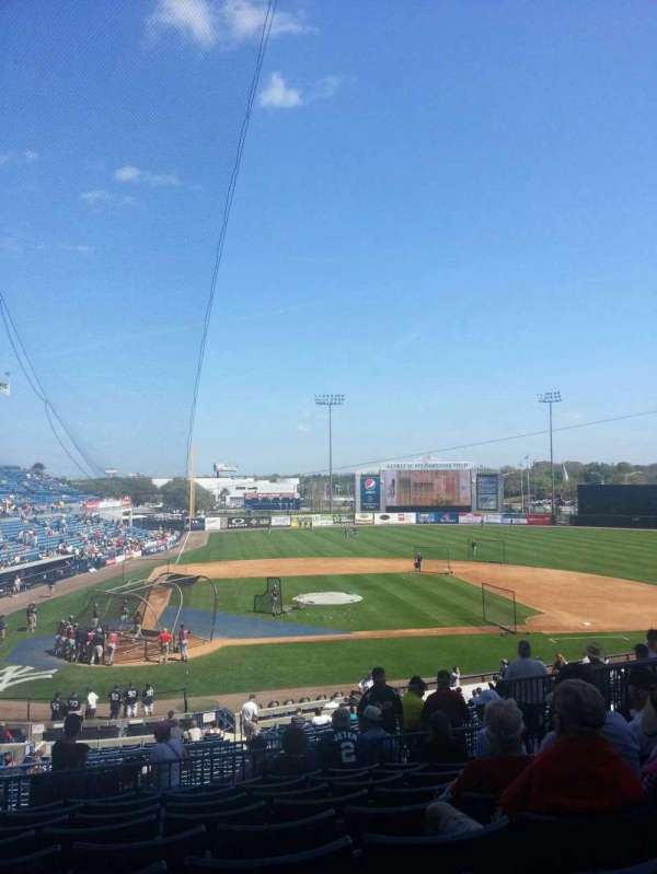 George M. Steinbrenner Field, section: 208, row: I, seat: 9