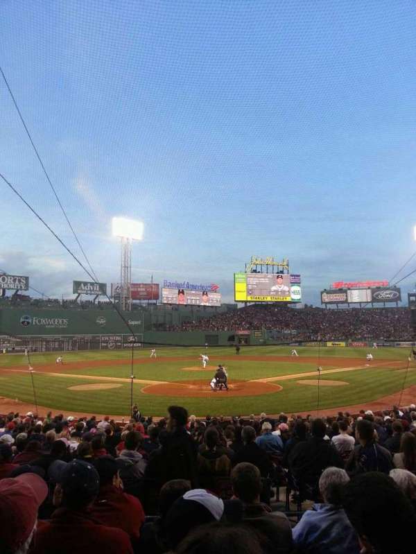 Fenway Park, section: Loge Box 131, row: EE, seat: 4