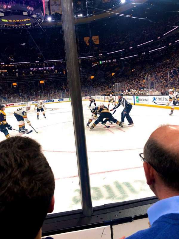 TD Garden, section: 6, row: 2, seat: 10