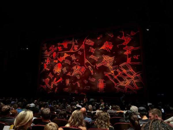 Minskoff Theatre, section: orchestra c, row: o, seat: 129
