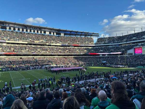 Lincoln Financial Field, section: 136, row: 24, seat: 6