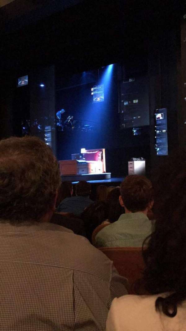 Music Box Theatre, section: Orchestra R, row: J, seat: 12