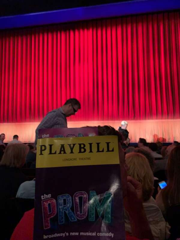 Longacre Theatre, section: Orchestra C, row: H, seat: 106