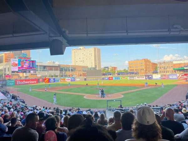Fifth Third Field, section: 110, row: W, seat: 4