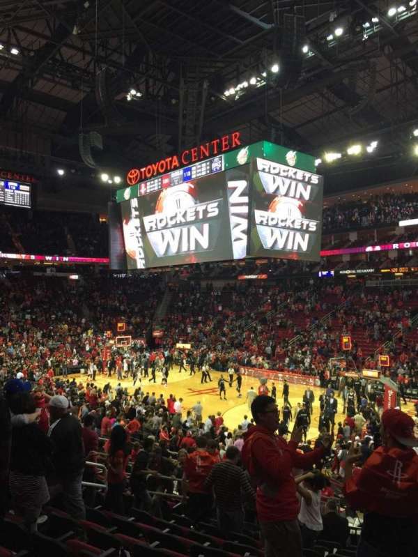 Toyota Center, section: 103, row: 19, seat: 13