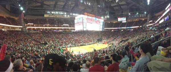 Toyota Center, section: 124, row: 23, seat: 6
