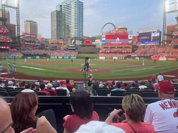 Busch Stadium, section: 150, row: 2, seat: 8