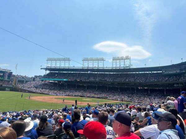 Wrigley Field, section: 106, row: 12, seat: 1