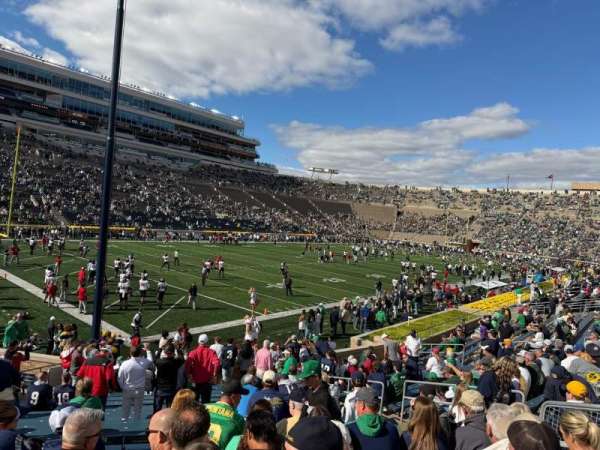 Notre Dame Stadium, section: 15