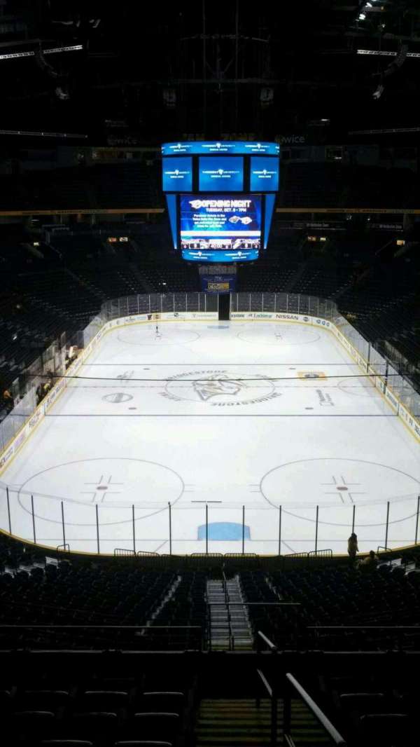 Bridgestone Arena, section: 224, row: G, seat: 1