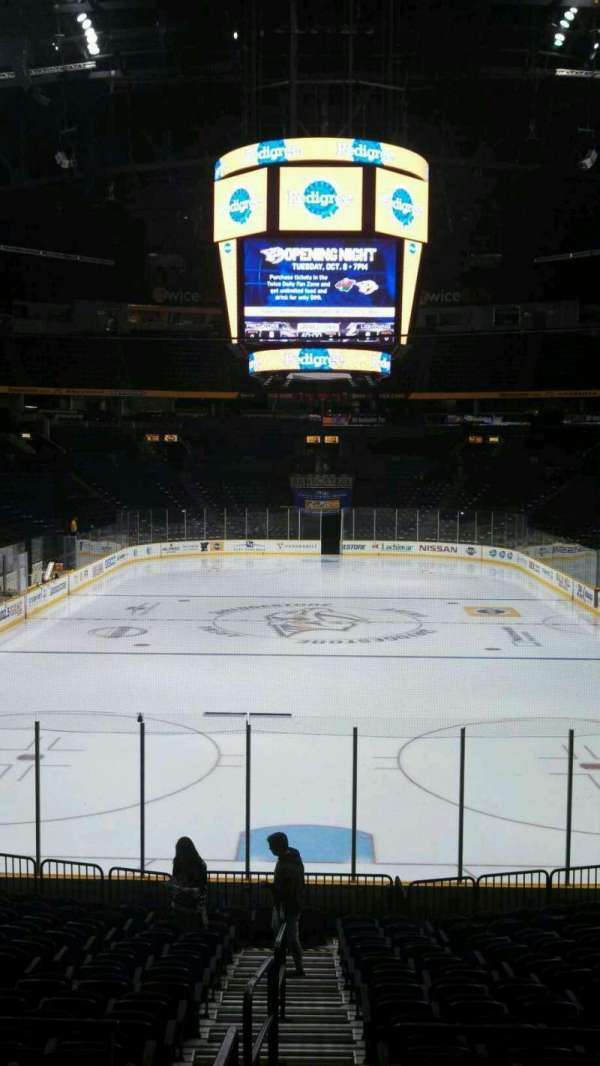 Bridgestone Arena, section: 103, row: G, seat: 12