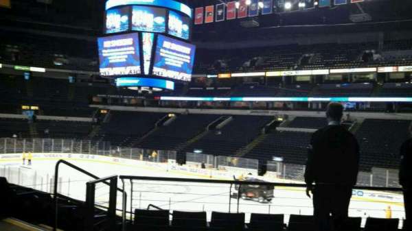 Bridgestone Arena, section: 108, row: H, seat: 22