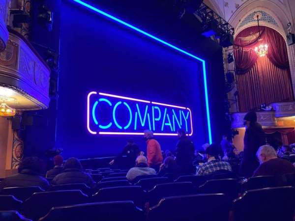 Bernard B. Jacobs Theatre, section: Orchestra L, row: J, seat: 15