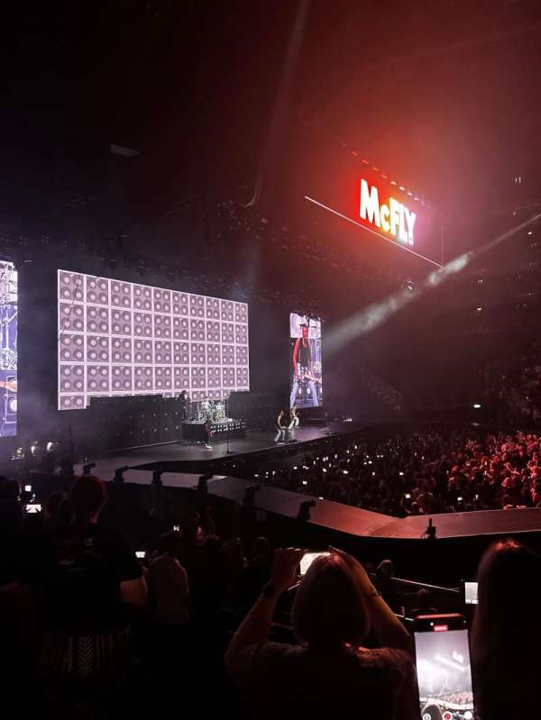 The O2, London, section: 101, row: K, seat: 32