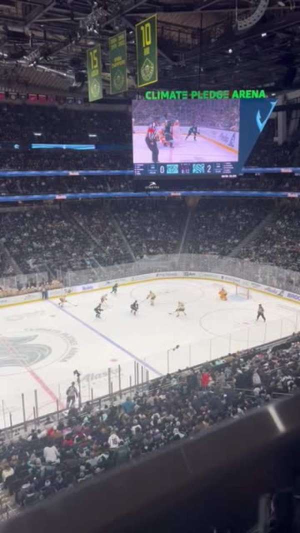 Climate Pledge Arena, section: 115, row: A, seat: 3