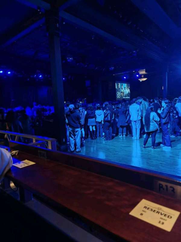 Commodore Ballroom, section: B, row: 1, seat: 13